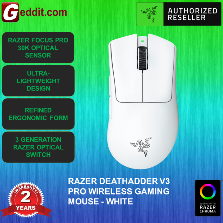 Razer DeathAdder V3 Pro Ultra-Lightweight Wireless Ergonomic Esports Mouse