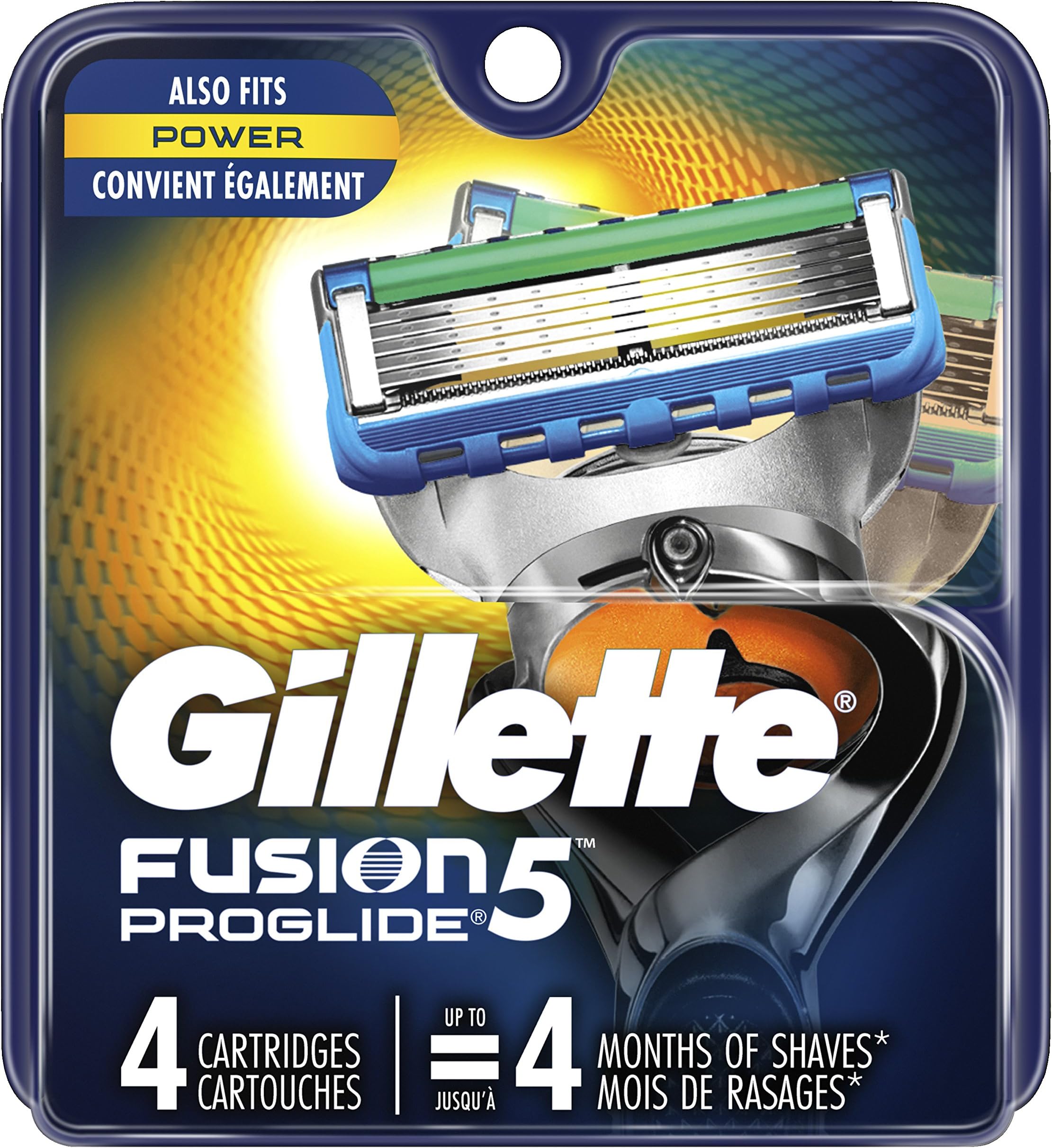 Gillette Fusion5 ProGlide Men's Shaving Razor with 4 Blade Refills