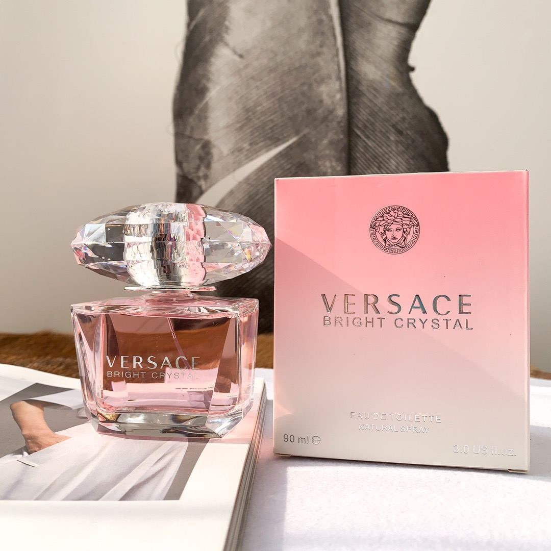 Versace Bright Crystal Eau de Toilette Luxury Perfume 90ml