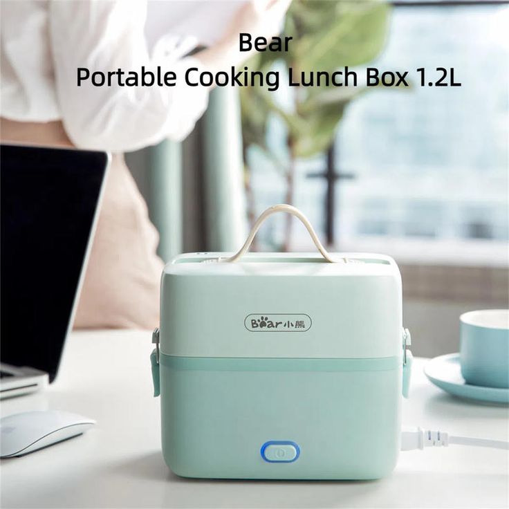 Bear Electric Lunch Box Dual-Layer Heated Food Container