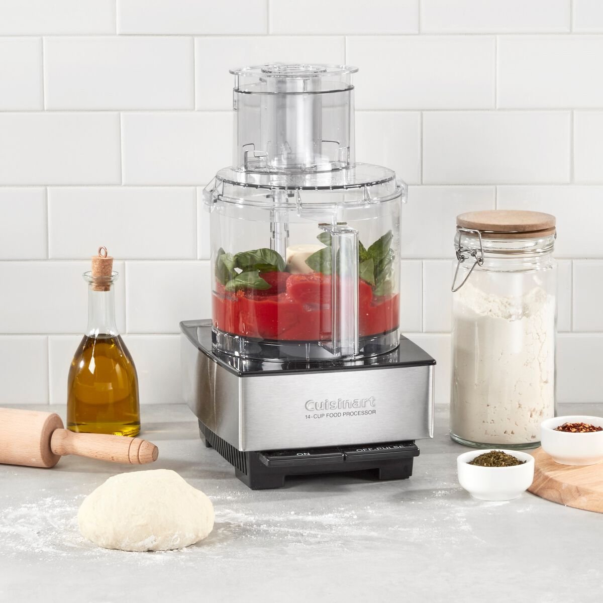 Cuisinart Custom 14-Cup Food Processor with Dual Disc Attachments
