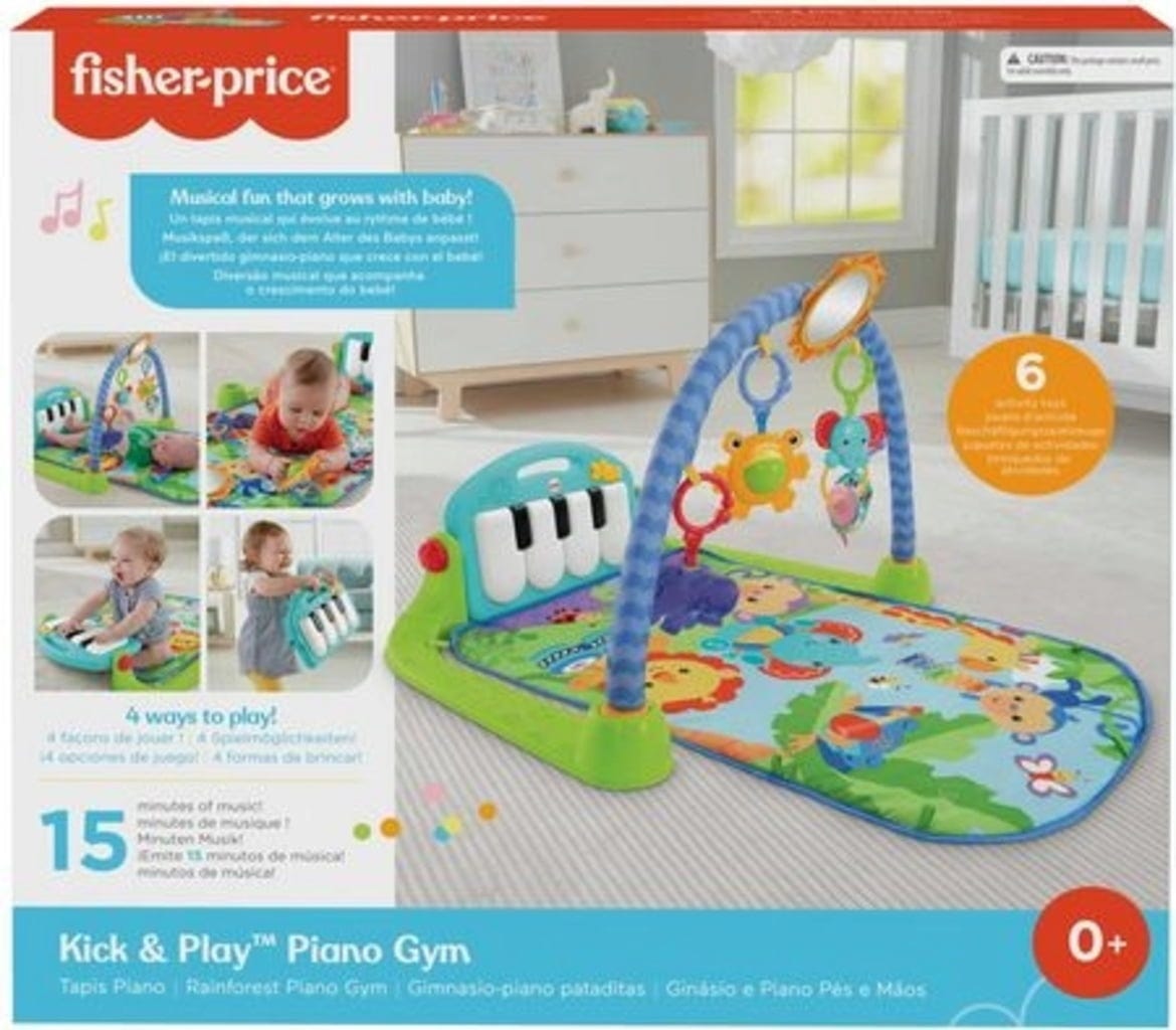 Fisher-Price Deluxe Kick and Play Piano Musical Activity Gym
