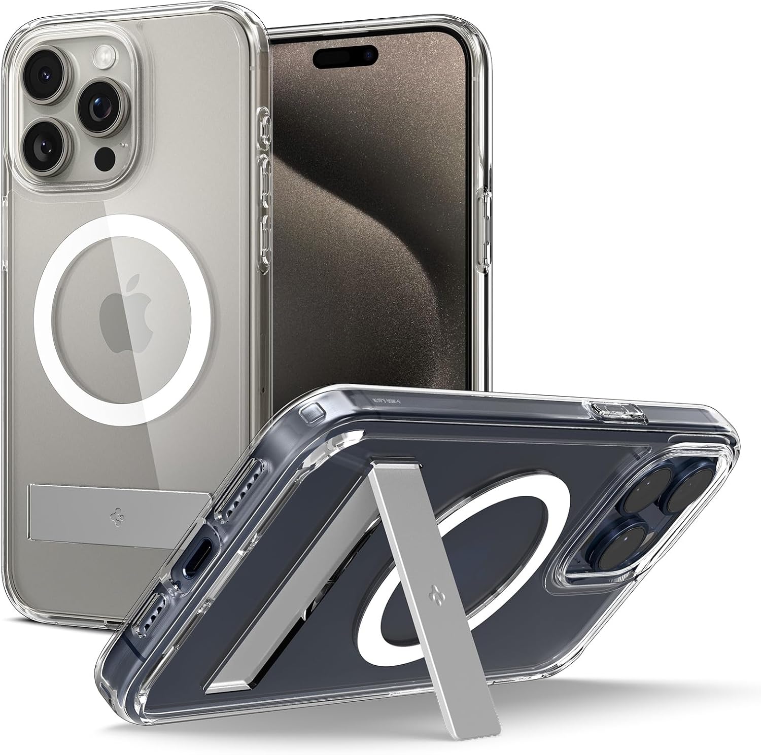 Spigen Ultra Hybrid MagFit Case for iPhone Clear Protective Cover